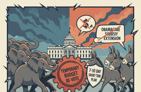 美 연방정부 셧다운 위기…공화 '임시예산안 재표결' 방침과 민주 '7~10일 단기안' 맞불