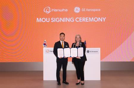 한화에어로스페이스, 美 GE 에어로스페이스와 손잡고 함정용 엔진 패키지 국산화 추진